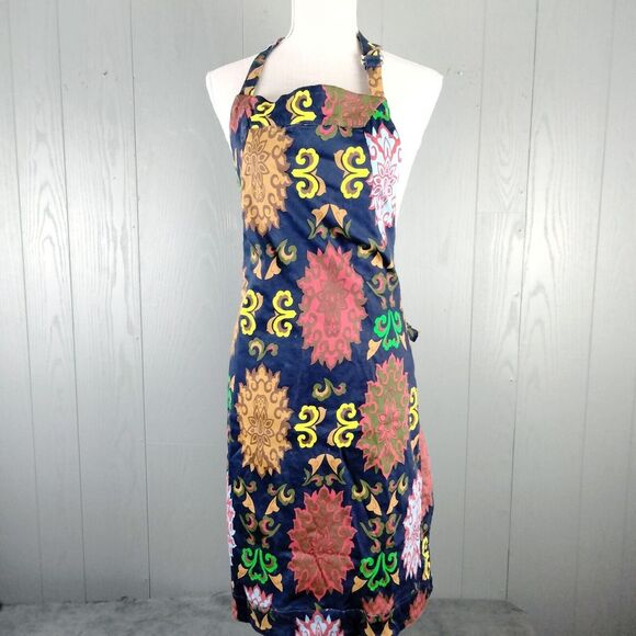 Gretchen Scott Apron Turkish Delight Womens Kitchen Long Adjustable Colorful - Picture 1 of 11